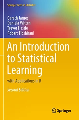 An Introduction to Statistical Lea… by Tibshirani, Robert Paperback / softback