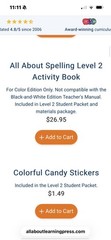 All About Spelling Level 2 Set Teach Manual Student Packet Missing Activity Book