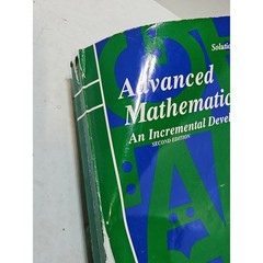 Advanced Mathematics Saxon Textbook and Solutions Manual Second Edition Set
