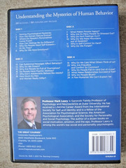 Understanding….Mysteries of Human Behavior/Great Courses 1626/24 lectures/2012