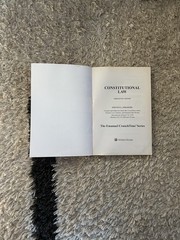 Crunchtime Ser.: Constitutional Law by Steven L. Emanuel 13th Edition Paperback