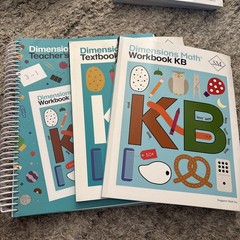 Dimensions Math Teacher’s Guide KB. Spiral Bound Singapore Math Work Textbook