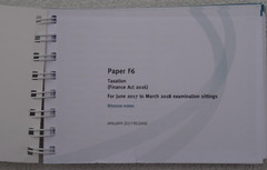 KAPLAN ACCA PAPER F6 POCKET NOTES (TAXATION) 2017/18. ACCOUNTANCY EXAM.232 pages