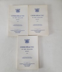Bulk Lot of 7 Chiropractic in New Zealand 1979 Report Parker College Reprints