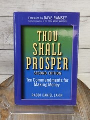 Thou Shall Prosper: Ten Commandments for Making Money by Rabbi Daniel Lapin HCDJ
