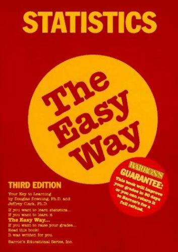 Barron’s Easy Ser.: Statistics the Easy Way by Jeffrey Clark and Douglas D….