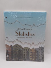 A FIRST COURSE IN STATISTICS JAMES T MCCLAVE TERRY SINCICH SEALED