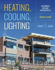 Heating, Cooling, Lighting: – Hardcover, by Lechner Norbert M. – Very Good