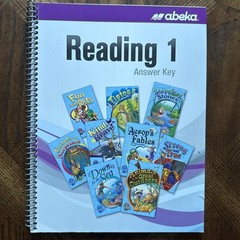 Abeka Reading 1 Answer Key & 9 Student Readers 1st Grade Current Lot of 10