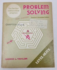 The Sadlier Mathematics Program Problem Solving Teacher’s Annotated Edition 1975