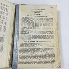 National Electrical Code 1984 Edition Book National Fire Protection Association