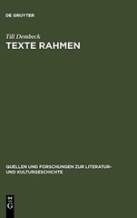 Dembeck – Texte rahmen – New hardback or cased book – X555z