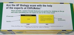 AP Biology Flashcards CliffsNotes by Nicole Vivion 950+50 blank cards. VGC!