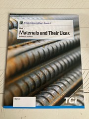 NEW TCI Bring Science Alive! Materials and Their Uses Science Journal – Grade 2