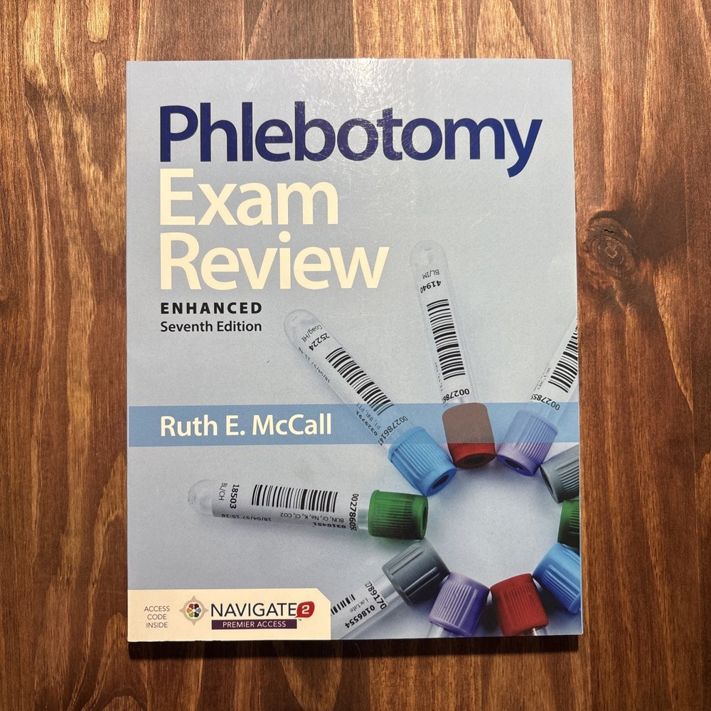 Phlebotomy Exam Review by Ruth E. McCall (2020, Trade Paperback)