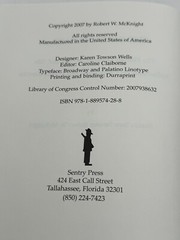 THE GOLDEN YEARS… THE FLORIDA LEGISLATURE… By Robert W. Mcknight Signed 922