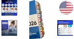 Laminated Color-Coded Tabs for ICD-0-PCS AAPC Expert 2026 – Repositionable!