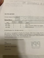 PPI FE Civil Review Manual-Michael R. Lindeburg-Includes Practice Exam-Very Good