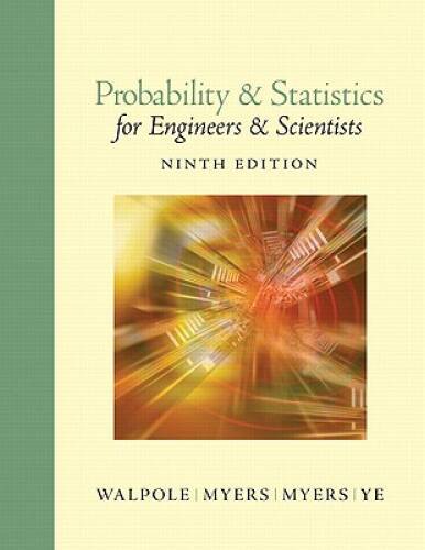 Probability and Statistics for Engineers and Scientists (9th Edition) – GOOD
