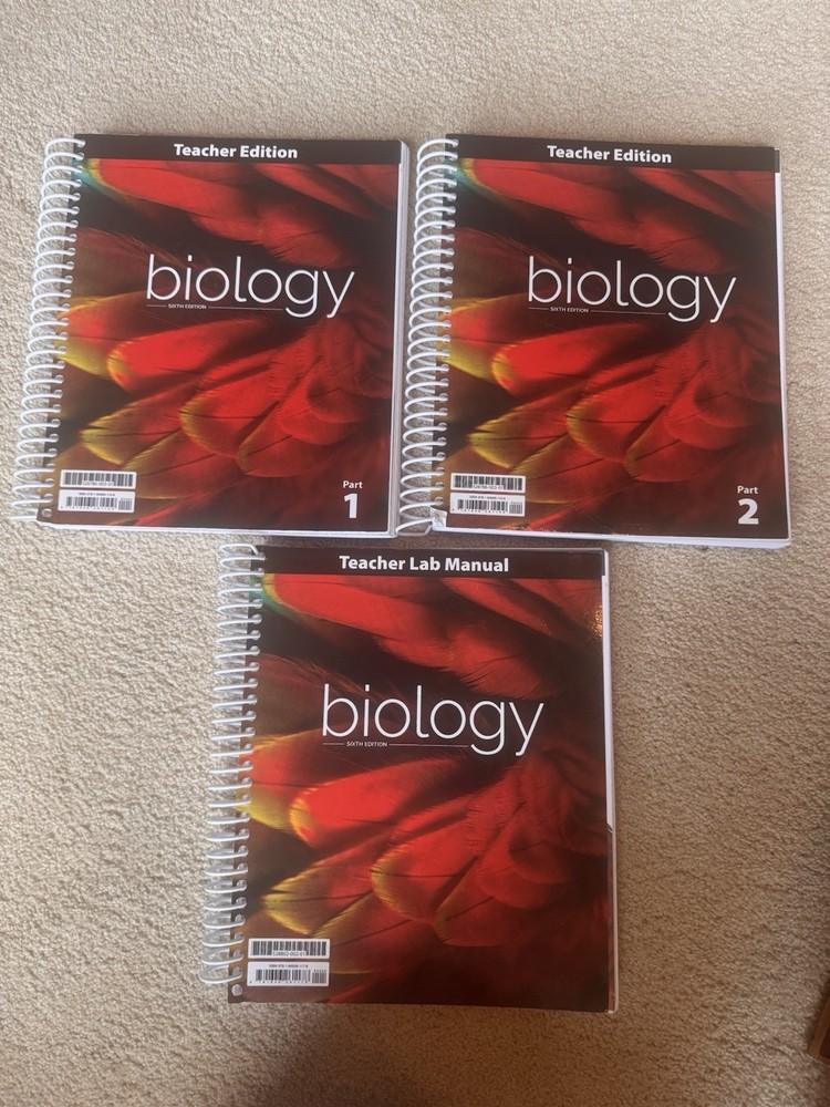 Biology BJU Teacher Edition Bundle 6th Edition