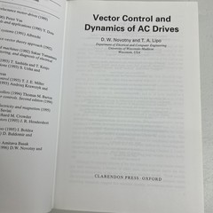 Monographs in Electrical and Electronic Engineering Ser.: Vector Control and…