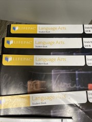 Lifepac Alpha Omega Language Arts Student Books 1 -10 & Teachers Guide Grade 12