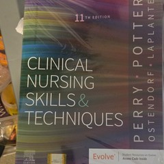 Elsevier Clinical Nursing Skills & Techniques 11th Ed PB Access Code Included
