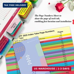 Upgraded Index Tabs for CPT 2025 Professional Edition, Complete CPT Book Tabs, L