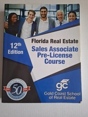 Florida Real Estate Sales Associate Pre-License Course 12th Edition by Reicon…
