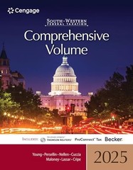 South-Western Federal Taxation 2025: Comprehensive
