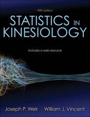 Statistics in Kinesiology – Paperback By Weir, Joseph P – GOOD