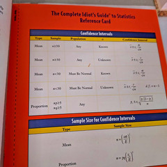 Complete Idiot’s Guide to Statistics by Robert A. Donnelly Jr. Ph.D (2007)