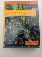 Mechanical and Electrical Systems in Architecture, Engineering and Construction