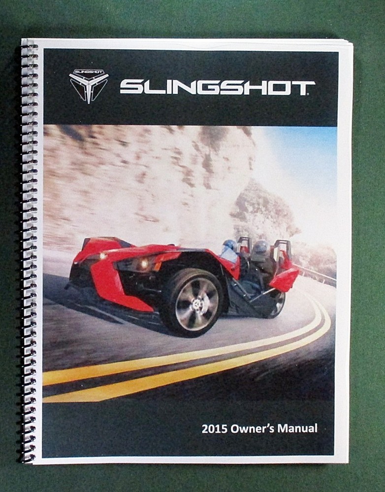 2015 Polaris Slingshot Owner’s Manual with Protective Covers