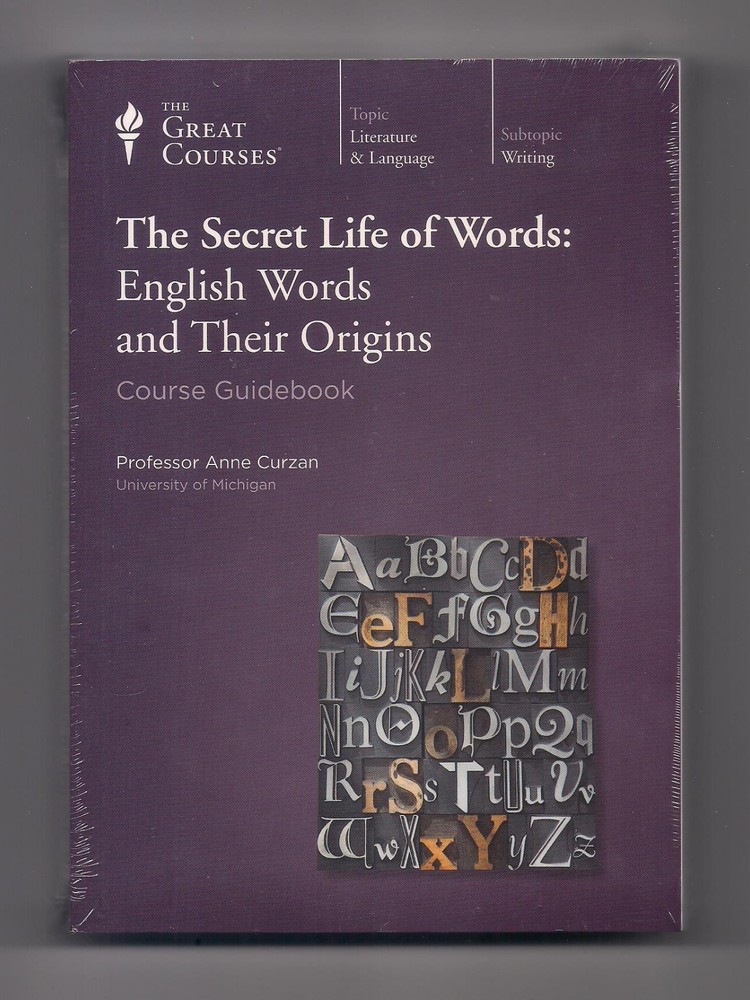 SECRET LIFE OF WORDS: English words and their origins 6-DVD set + Book SEALED