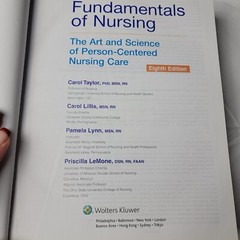 Fundamentals of Nursing by Carol Taylor Hardcover 8th edition