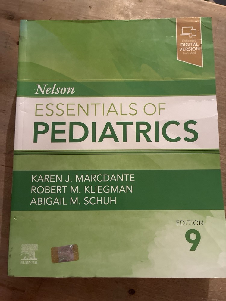 Nelson Essentials of Pediatrics by Robert Kliegman (MINOR COVER DAMAGE)
