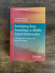 Springer Texts in Education Ser.: Developing Deep Knowledge in Middle School