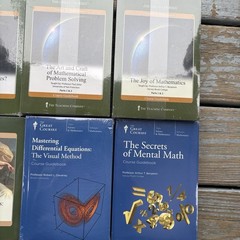Great Courses The Learning Company Lot of 13 Different Courses DVDs & Guides NEW