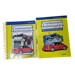 Abeka Homeschool Consumer Mathematics Second Edition Teacher Edition & Key Set