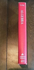 1971 Serge Lang Algebra. Hardcover Good Condition Addison Wesley 4177