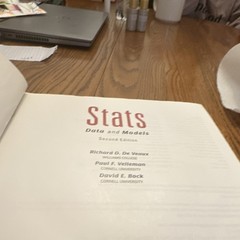 Stats: Data and Models De Veaux Velleman Bock Addison-Wesley Hardcover 2nd Ed