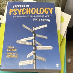 SAGE Careers in Psychology 5th Ed Paperback