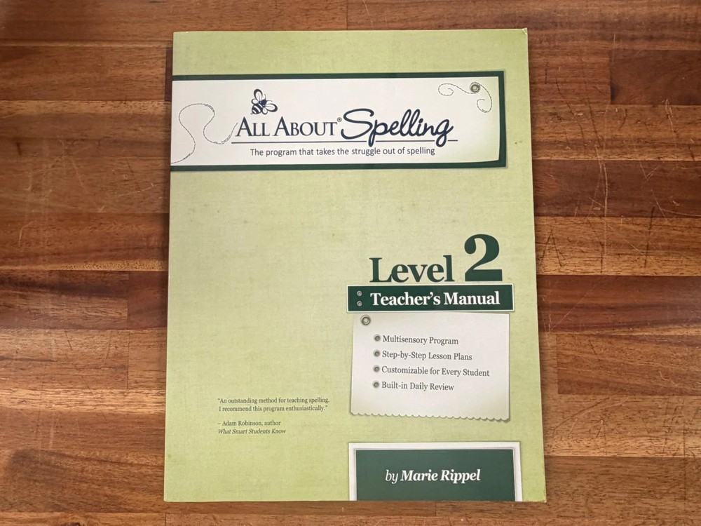All About Spelling Level 2 Teacher’s Manual (Non-Color)