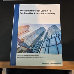 Managing Innovation Integrating Technological Market 7th Ed. SNHU MBA 580 Wiley