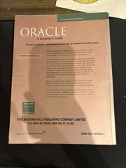 Oracle Press Ser.: Oracle : A Beginner’s Guide by Michael J. Corey and…