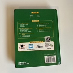 Glencoe McGraw-Hill Pre-Algebra Mathematics Hardcover Textbook Malloy