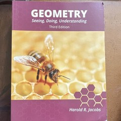 Geometry: Seeing, Doing, Understanding 3rd Ed Harold R. Jacobs Paperback 2004