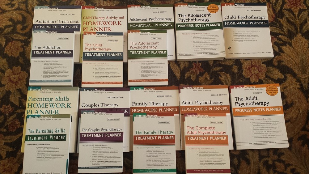Addiction Treatment Homework Planner