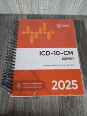 AAPC ICD-10-CM Expert 2025 Spiral Bound Paperback Medical Coding Textbook